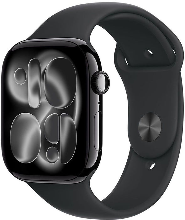 Smart watch Apple Watch 11 46mm Jet Black/Black Band M/L meux4 , 2.00 , 64 , Apple S10 , Apple S10 SiP 64-bit Dual Core