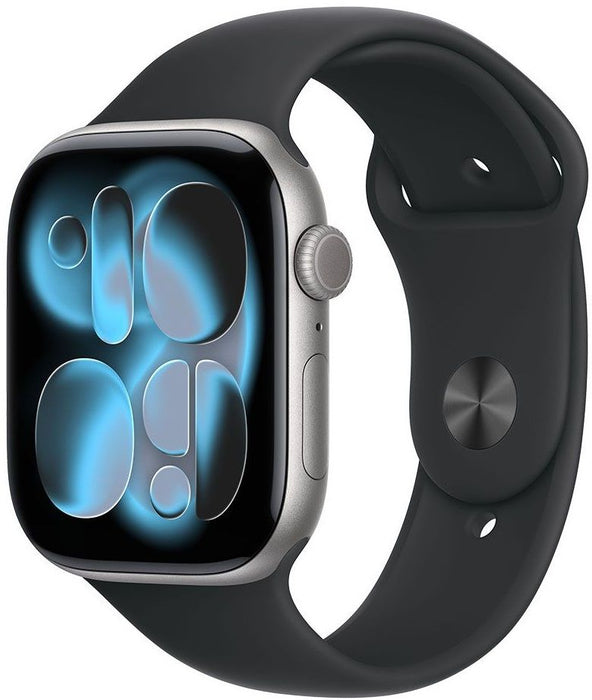 Smart watch Apple Watch 11 46mm Space Grey/Black Band M/L mev44 , 2.00 , 64 , Apple S10 , Apple S10 SiP 64-bit Dual Core