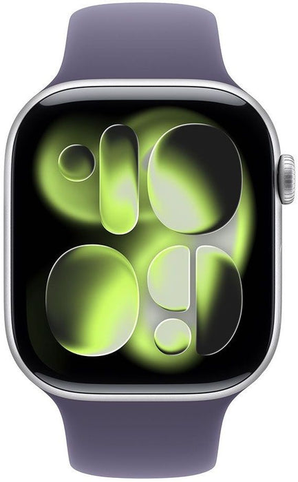Smart watch Apple Watch 11 46mm Silver/Purple Band S/M mev94 , 2.00 , 64 , Apple S10 , Apple S10 SiP 64-bit Dual Core