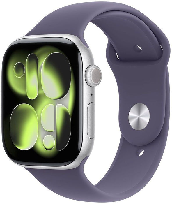 Smart watch Apple Watch 11 46mm Silver/Purple Band S/M mev94 , 2.00 , 64 , Apple S10 , Apple S10 SiP 64-bit Dual Core