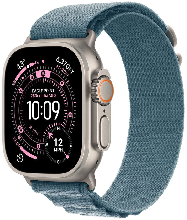 Smart watch Apple Watch Ultra 3 49mm Nat/Blue Alpine Loop L mewp4, 1.98