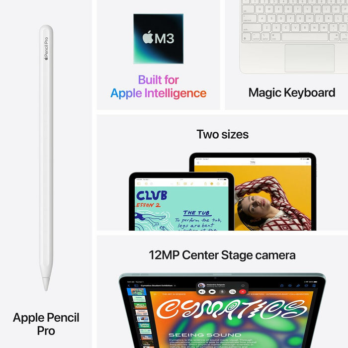 Tablet Apple iPad Air 11" Octa Core 8 GB RAM 256 GB White