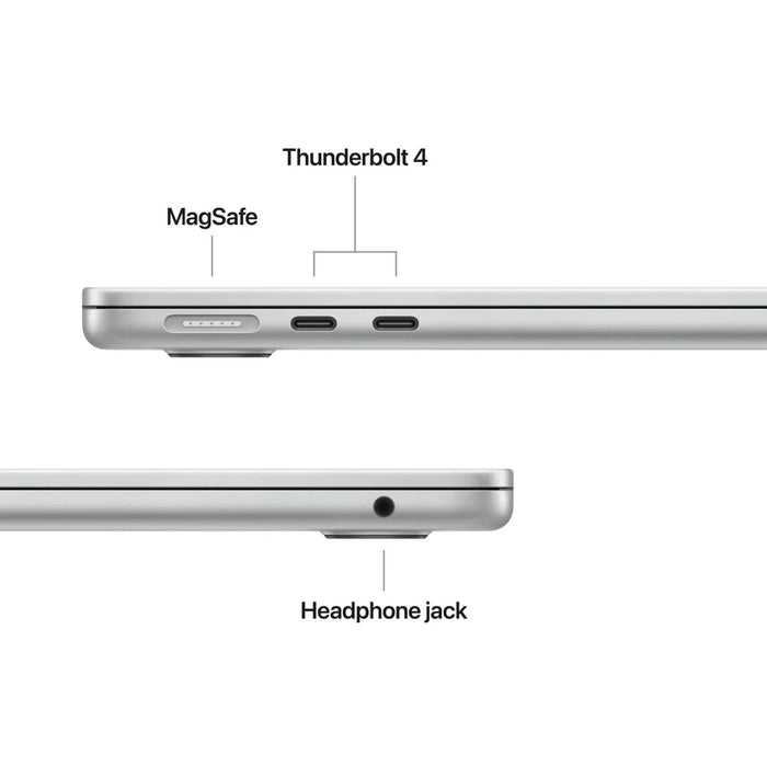 Apple MacBook Air 13.6: Apple M5 chip with 10-core CPU and 8-core GPU, 16GB, 512GB SSD - Silver