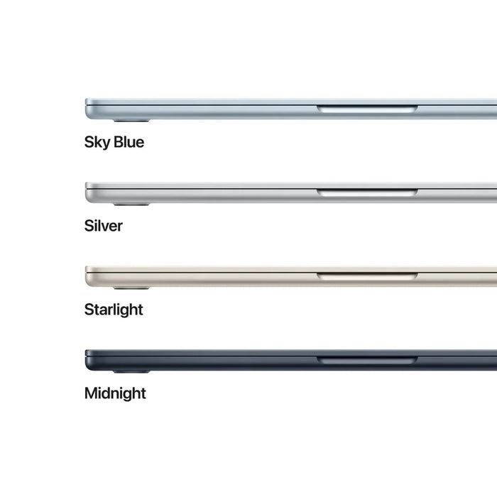 Apple MacBook Air 13.6: Apple M5 chip with 10-core CPU and 10-core GPU, 24GB, 1TB SSD - Midnight