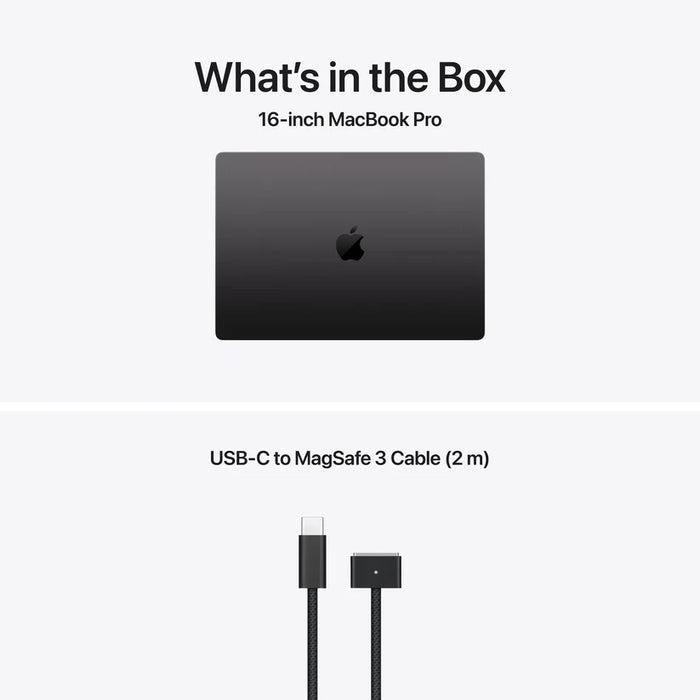 Apple 16-inch MacBook Pro: Apple M5 Max chip with 18-core CPU and 40-core GPU, 48GB, 2TB SSD - Space Black