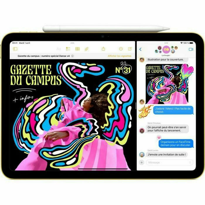 Tablet Apple iPad A16 Jaune 11" 128 GB