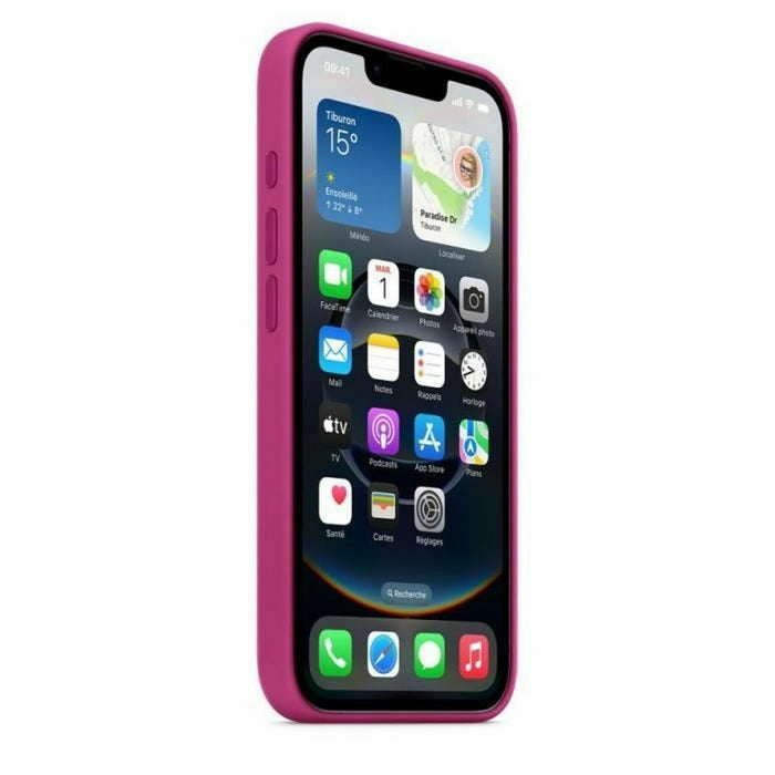APPLE iPhone 16e Silicone Case Fuchsia