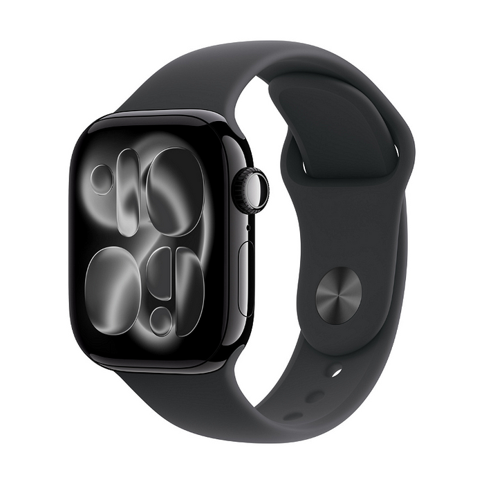 Smart watch Apple Watch 11 42mm Jet Black/Black Band M/L mequ4 , 1.80 , Apple S10 SiP 64-bit Dual Core , 64