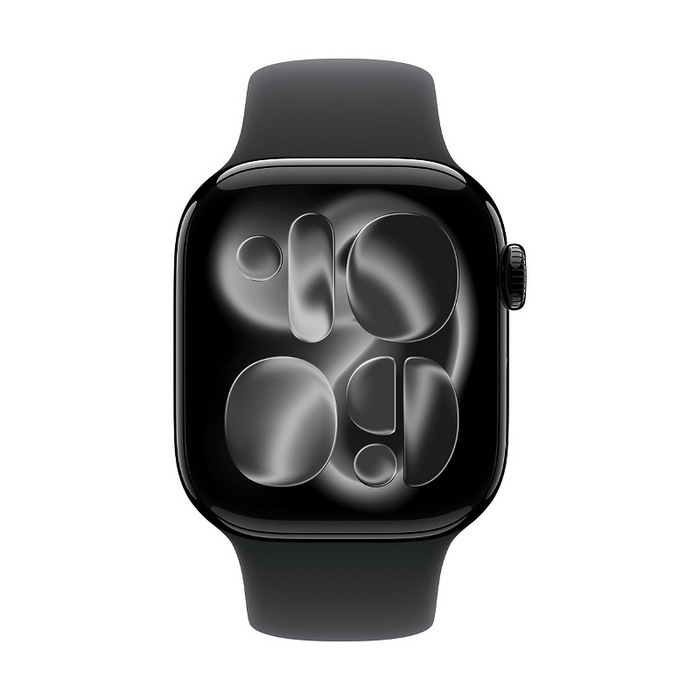 Smart watch Apple Watch 11 42mm Jet Black/Black Band S/M meqt4 , 1.80 , Apple S10 SiP 64-bit Dual Core , 64