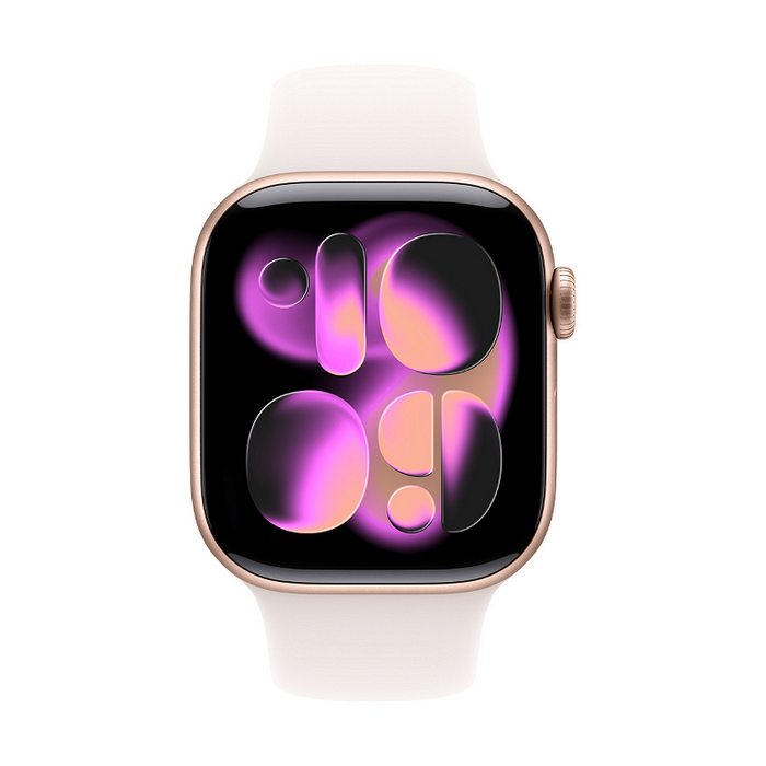 Smart watch Apple Watch 11 42mm Rose Gold/Light Band M/L meu44 , 1.80 , Apple S10 SiP 64-bit Dual Core , 64
