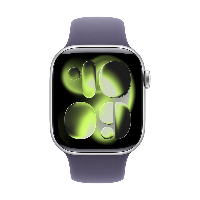 Smart watch Apple Watch 11 42mm Silver/Purple Band S/M meu64 , 1.80 , Apple S10 SiP 64-bit Dual Core , 64