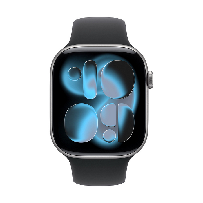 Smart watch Apple Watch 11 Cell 46mm Space Grey/Black Band M/L mfca4 , 2.00 , Apple S10 SiP 64-bit Dual Core , 64