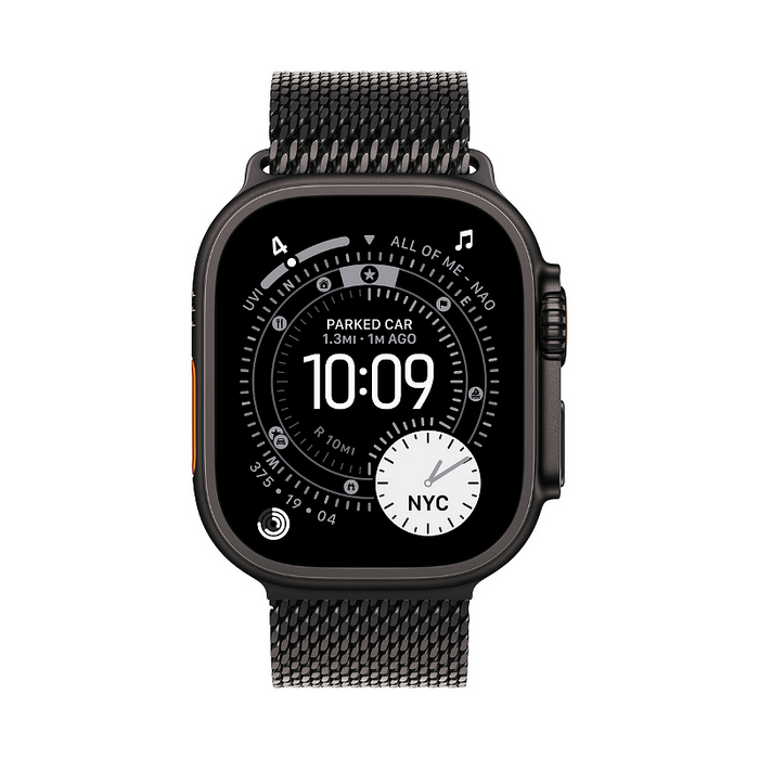 Smart watch Apple Watch Ultra 3 49mm Black/Milanese L mf1t4, 1.98