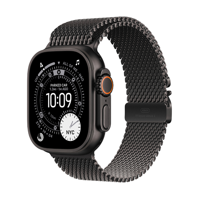 Smart watch Apple Watch Ultra 3 49mm Black/Milanese S mf1n4, 1.98