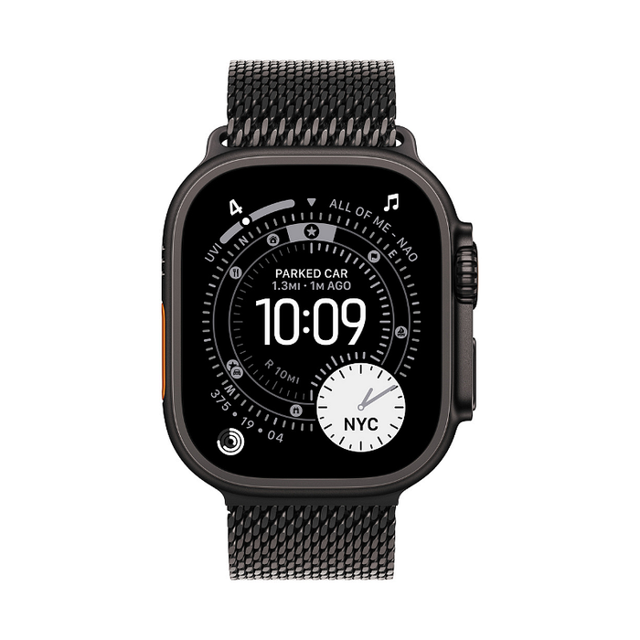 Smart watch Apple Watch Ultra 3 49mm Black/Milanese S mf1n4, 1.98