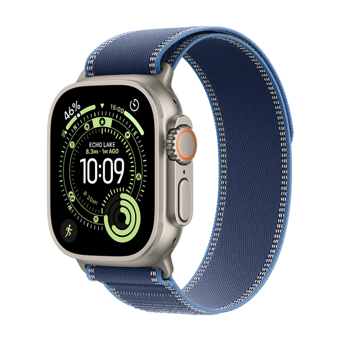 Smart watch Apple Watch Ultra 3 49mm Nat/Blue Trail Loop S/M mewr4 , 1.98