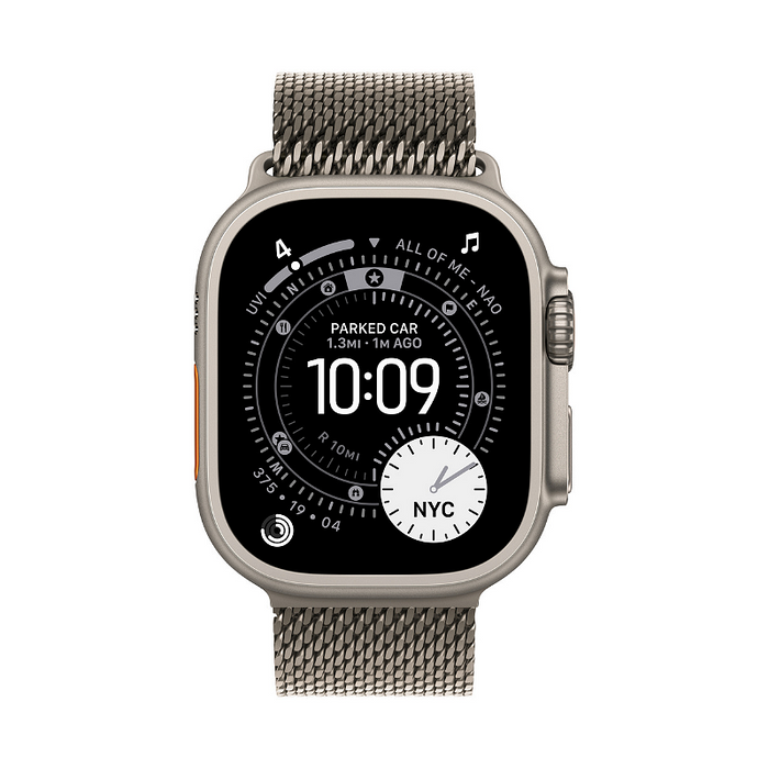 Smart watch Apple Watch Ultra 3 49mm Natural/Milanese M mewy4 , 1.98