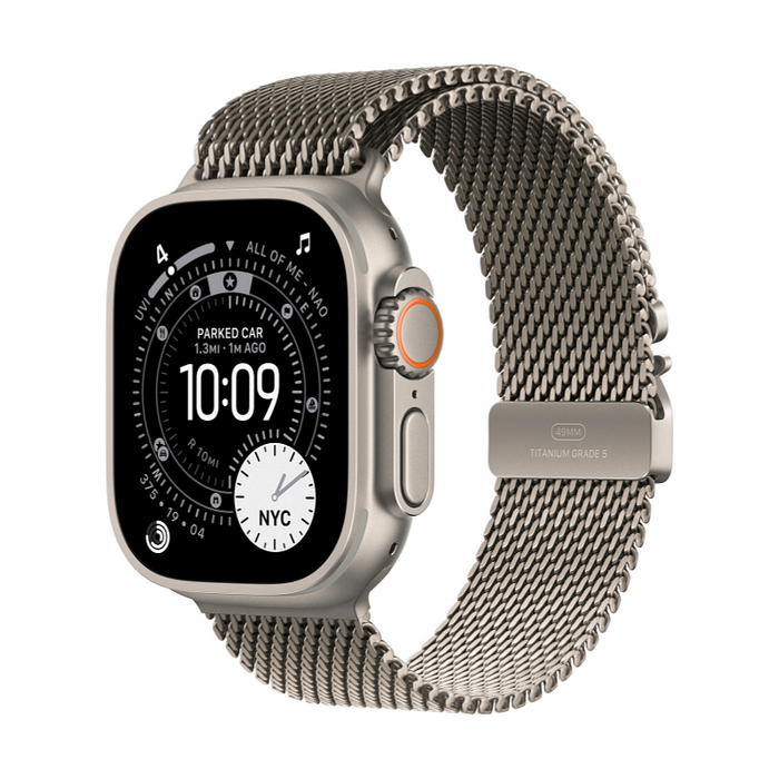 Smart watch Apple Watch Ultra 3 49mm Natural/Milanese M mewy4 , 1.98