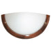 APPLIQUE WOOD CIRCLE LIGHTSTYLE WALNUT - Аплици<<<Вътрешно осветление<<<Мебели и