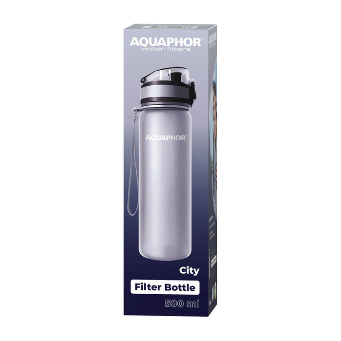 FILTER BOTTLE 500ML AQUAPHOR CITY GRAY