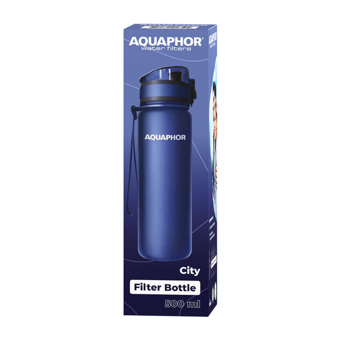 AQUAPHOR CITY TRITAN NAVY FILTER BOTTLE