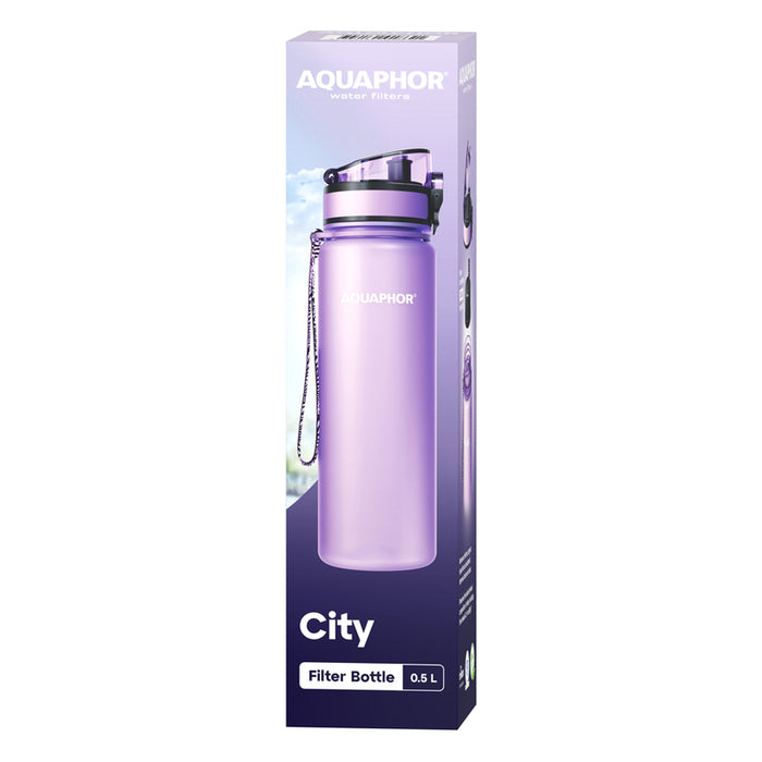 AQUAPHOR CITY LAVENDER FILTER BOTTLE