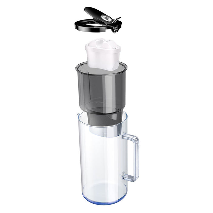 Filter jug AQUAPHOR GLASS BLACK 2.5L