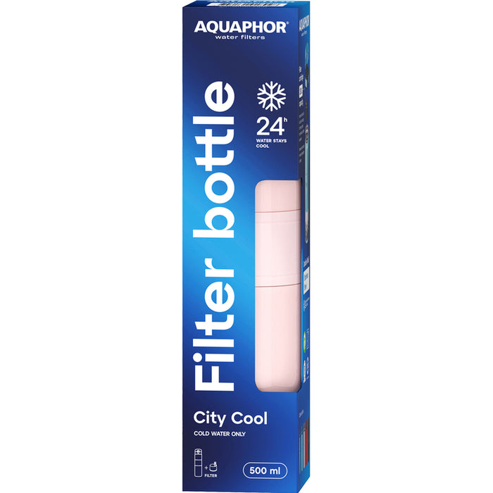Filtering thermo bottle AQUAPHOR CITY COOL PINK