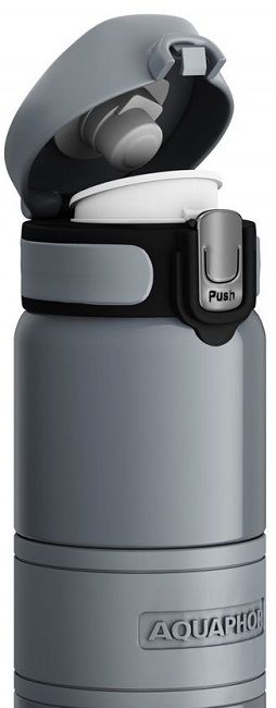 THERMO BOTTLE AQUAPHOR 480 ML GRAY