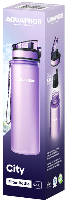 AQUAPHOR CITY LAVENDER FILTER BOTTLE