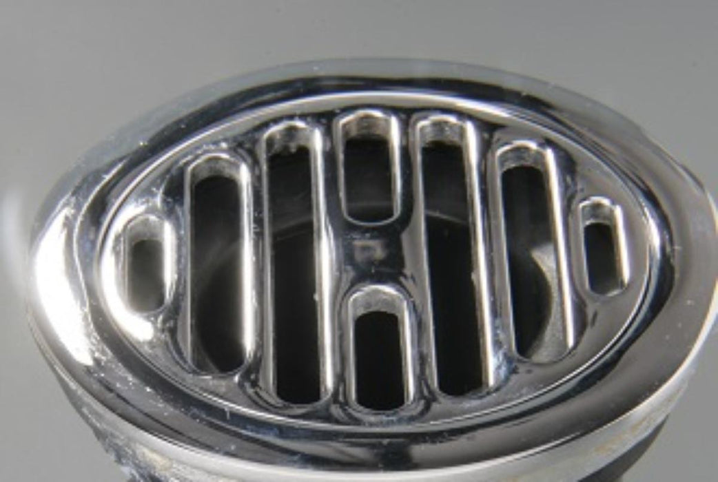 COVER FLOOR SIPHON F95 CHROME/NICKEL