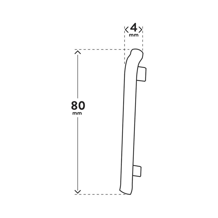 CONNECTING ELEMENT FOR ARBITON VIGO 80 WHITE 2PCS.