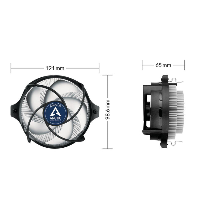 Arctic Alpine 23 CPU Cooler, AM4