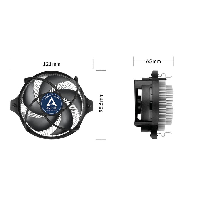 Arctic Alpine 23 CO CPU Cooler, AM4
