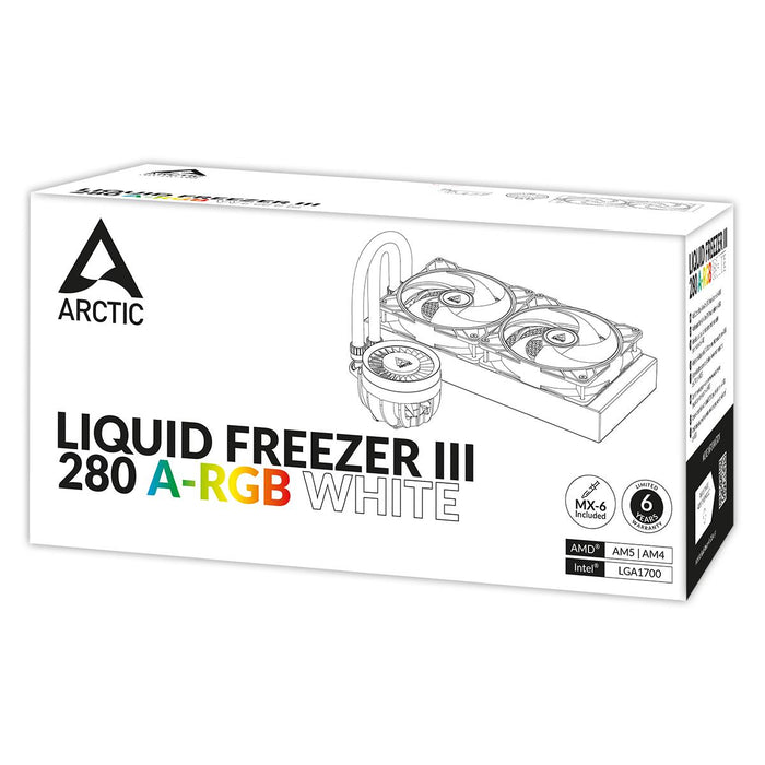 Arctic Liquid Freezer III 280 White A-RGB processor cooler