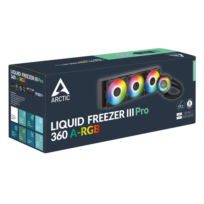 Arctic Liquid Freezer III Pro 360 A-RGB processor cooler - Black