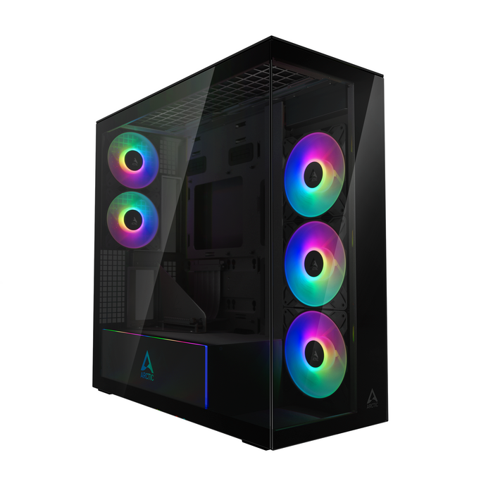 Arctic Xtender VG Mirror PC Case - Black Mid-Tower
