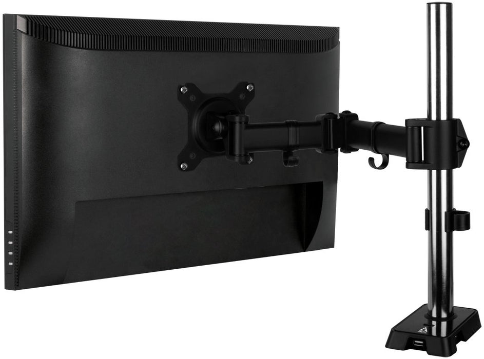 ARCTIC Z1 (Gen 3) Desk Monitor Stand, Adjustable, up to 38", 15 kg, USB 2.0 hub, Black