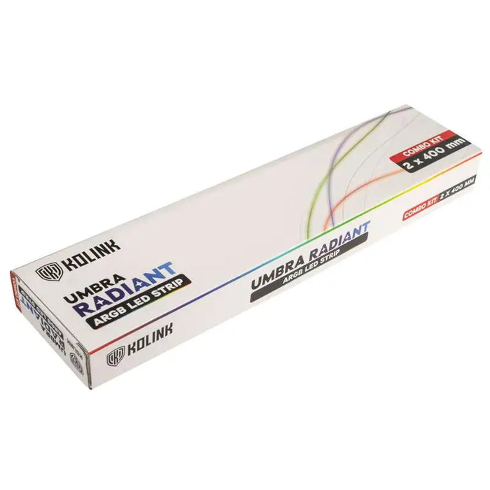 ARGB strip Kolink Umbra Radiant Combo Kit (2x400mm) - Входно-изходни контролери<<<Компютърни компоненти<<<ValiAPI