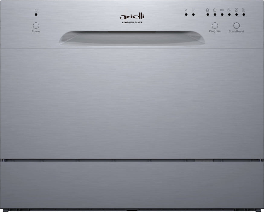Arielli ADW6-3601N Silver Compact Dishwasher - Съдомиялни компактни<<<Съдомиялни машини<<<Домакински