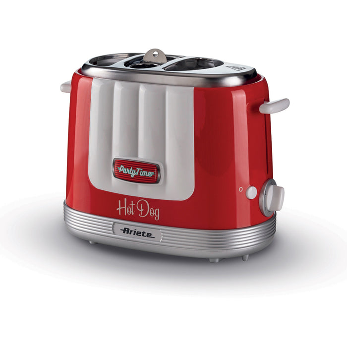HOT DOG TOaster ARIETE PARTY TIME ROSSO RED, 650 W