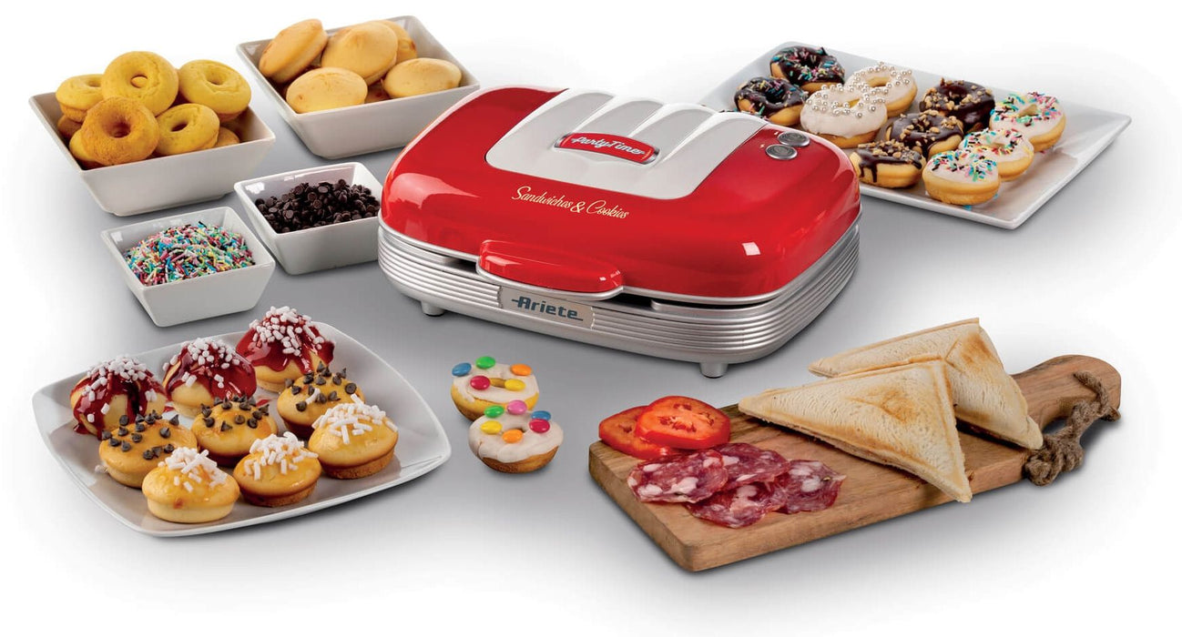 SANDWICH MAKER ARIETE 3IN1 1972 RED RED