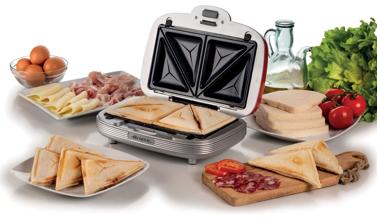 SANDWICH MAKER ARIETE 3IN1 1972 RED RED