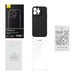 Armored case for iPhone 14 Pro Max compatible with MagSafe Baseus Synthetic Fiber tempered glass - black - Cell phone