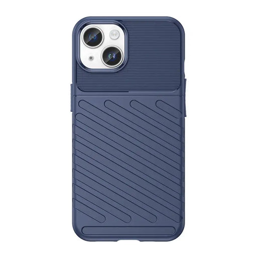 Armored iPhone 15 Plus Thunder Case - blue - Cell phone cases and covers<<<HurtelXML