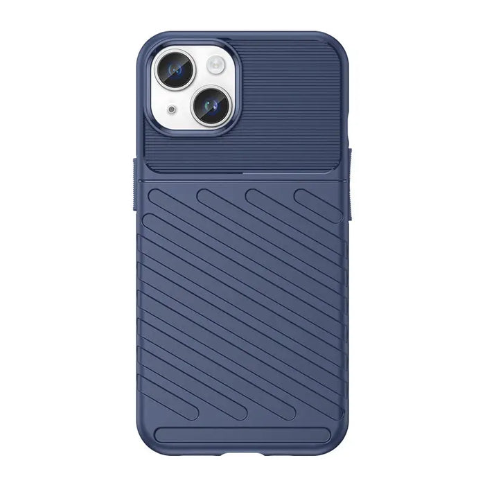 Armored iPhone 15 Plus Thunder Case - blue - Cell phone cases and covers<<<HurtelXML