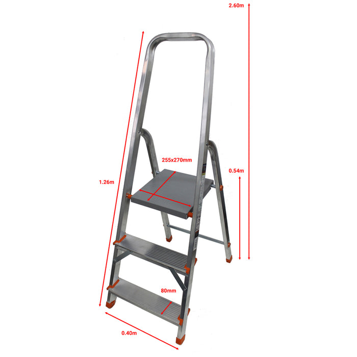 ALUMINUM LADDER 3 STEPS ARON AL-USS 3