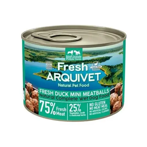 ARQUIVET Fresh Duck Mini Meatballs - wet dog food - 200g - Wet foodDLP-KAM<<<For the dogDLP<<<ActionPL