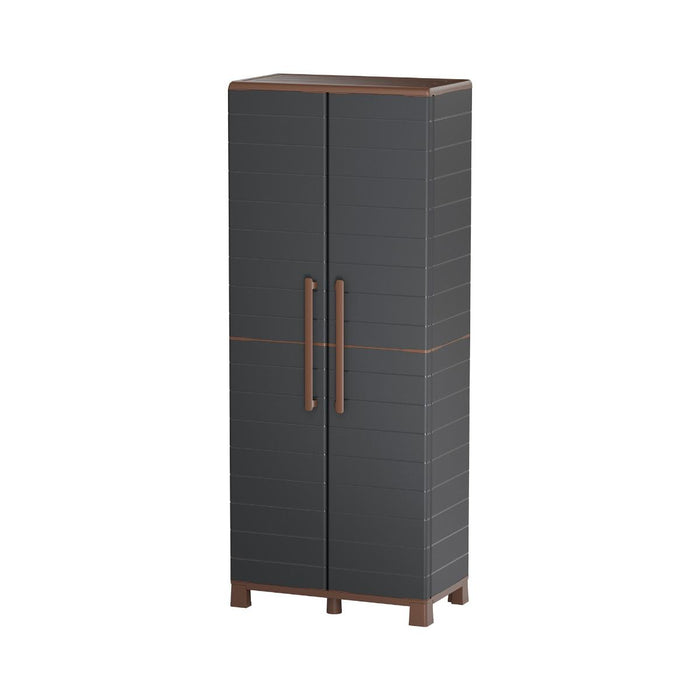 PVC CABINET PORTOFINO 68X37X169CM DARK GREY