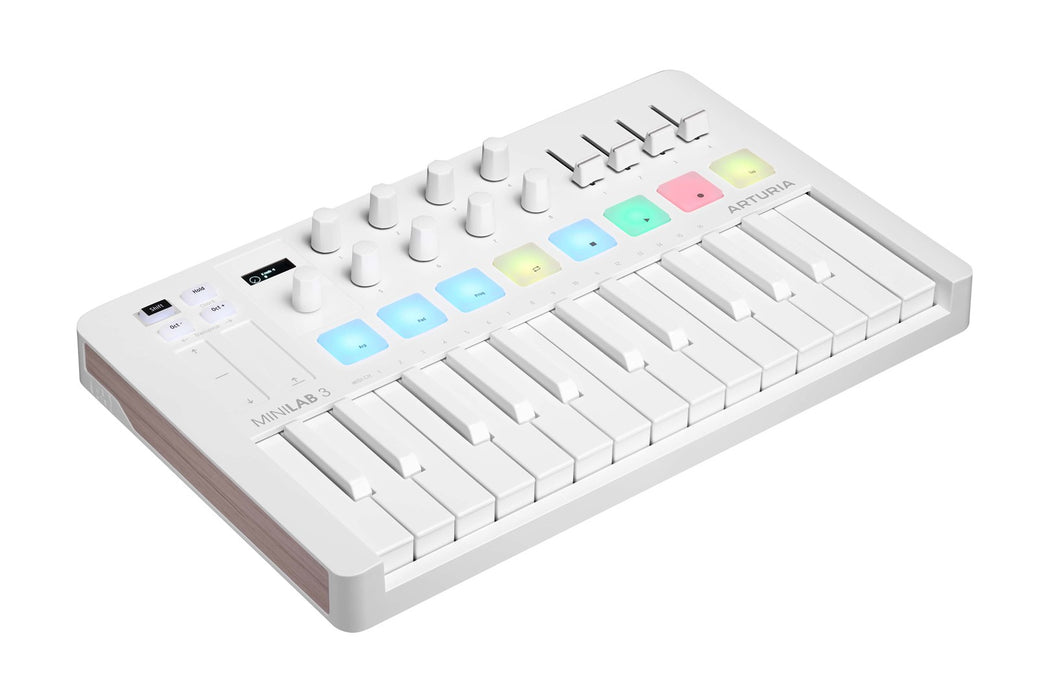 Arturia MiniLab 3 - MIDI control keyboard, white